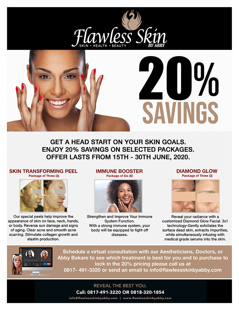 Specials & Events, Flawless Skin by Abby