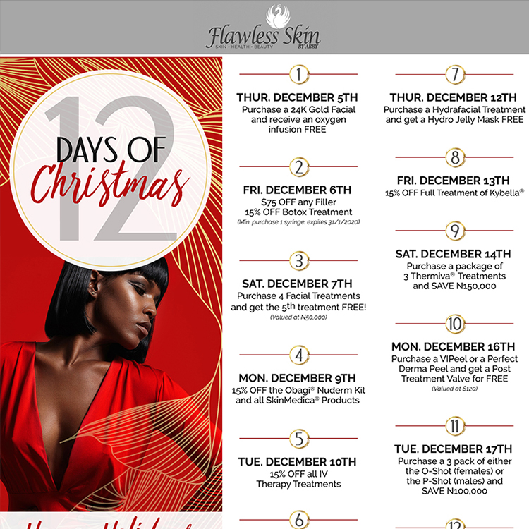 Specials & Events, Flawless Skin by Abby